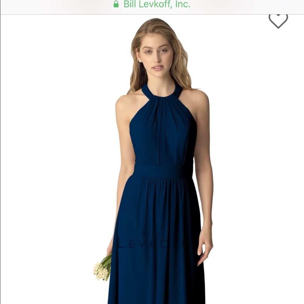 Navy Blue Bill Levkoff Dress